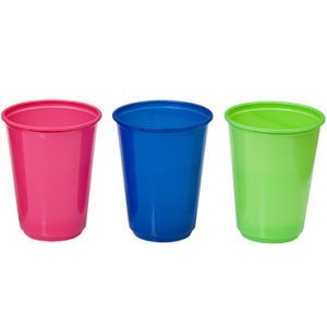 כוסות פלסטיק צבעוני