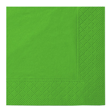 מפית נייר קוקטייל ירוקה