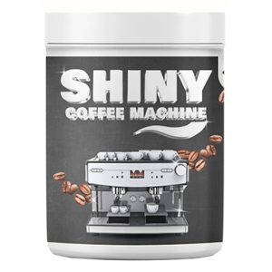 Shiny Coffee Machine – אבקה לניקוי וחיטוי מכונות קפה